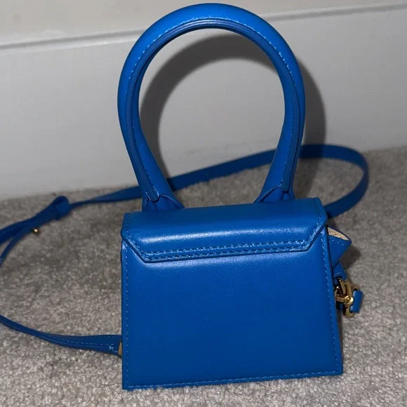 Jacquemus Royal Blue Le Chiquito Mini Top-Handle Bag - Picture 4 of 5